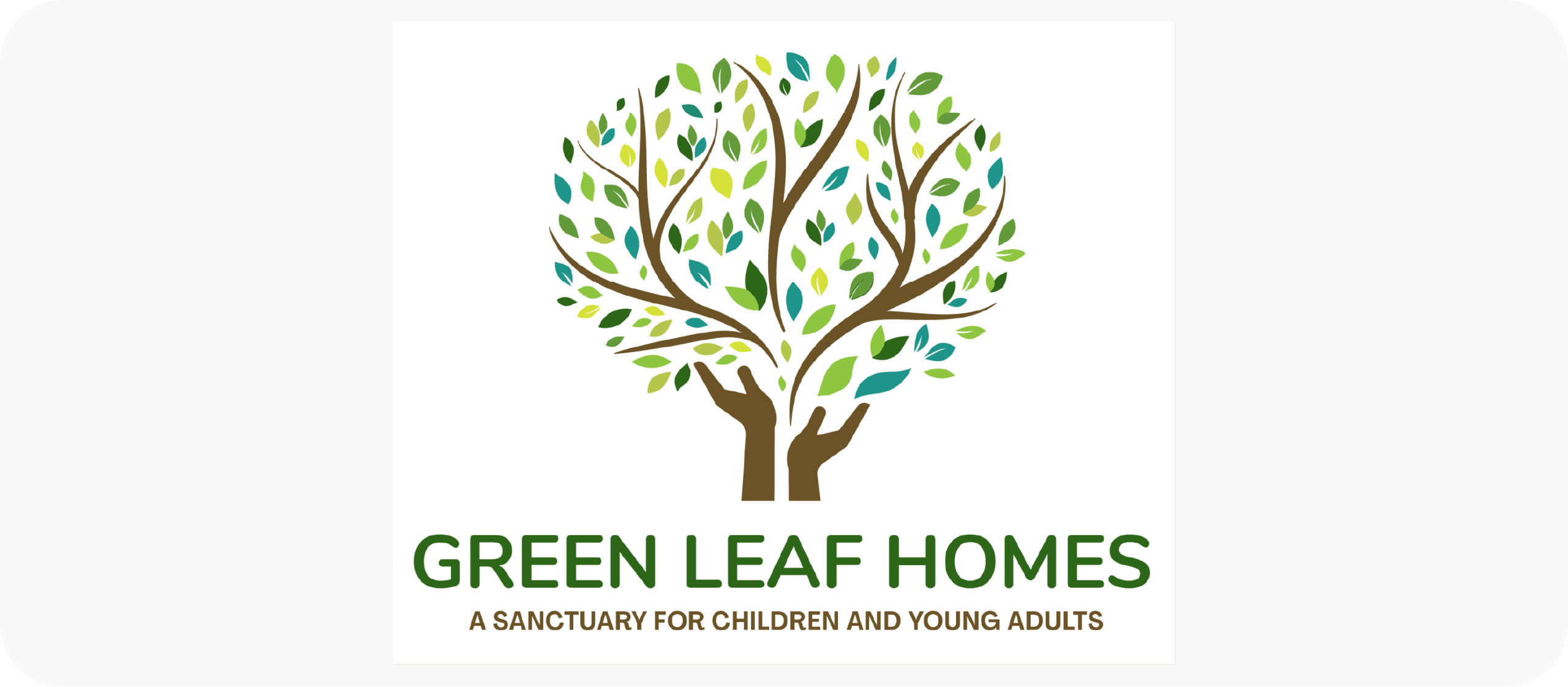 Green leaf homes logo
